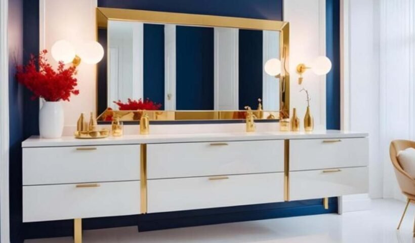 Satin Brass Edge for Medicine Cabinets: A Modern Touch of Elegance