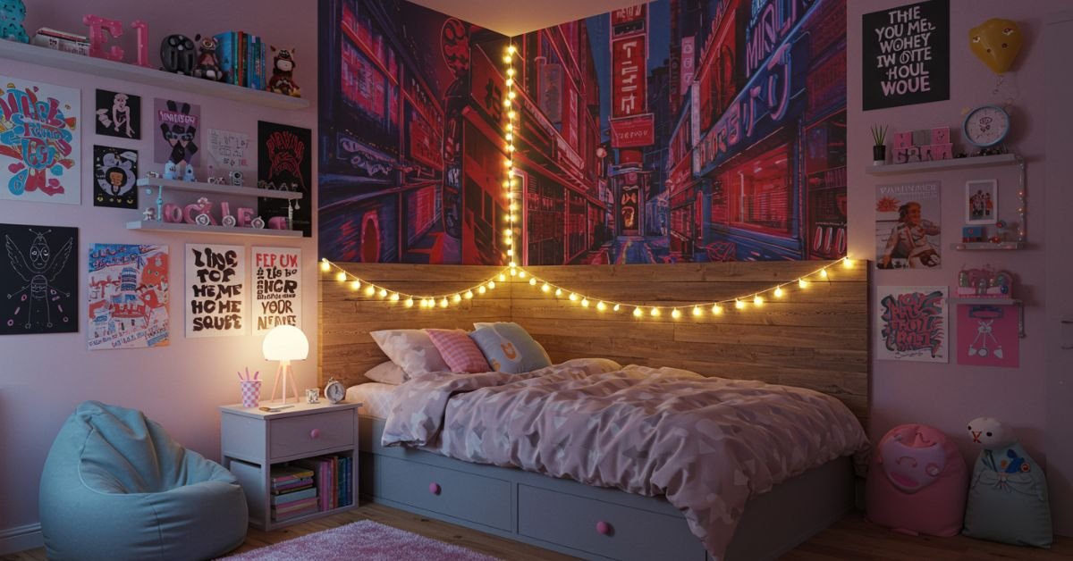 BEDROOM WALL DECOR IDEA FOR TEEN