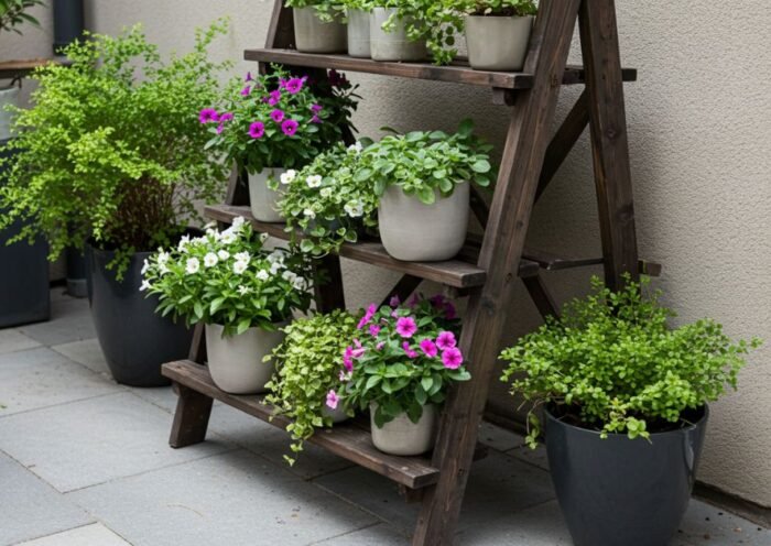 DIY Stunning Outdoor Plant Stand Ideas